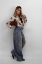 camicia con fiori ricamati embroider
